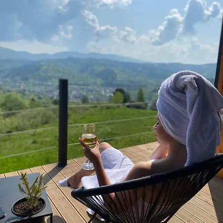 בית נופש Under Sky - з теплим басейном ,чаном-джакузі, панорамною ванною та Playstation 5